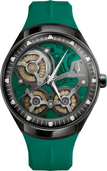 ACCUTRON DNA Casino Green 28A207 Limited Edition 100pcs