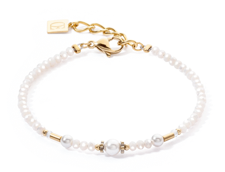 Coeur de Lion Bracelet Little Twinkle Pearl Mix White 4434/30-1400