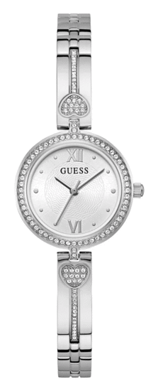 Guess Ladies Silver Tone Analog Watch GW0655L1