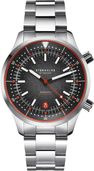 STERNGLAS Merion Automatic Black Red S02-ME03-SET