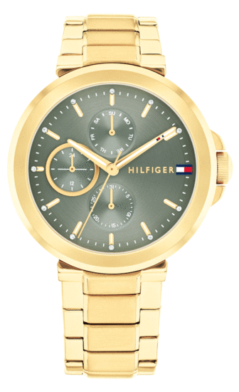 Tommy Hilfiger Stainless Steel Chain-Link Strap Watch 1782755