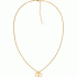 Tommy Hilfiger Gold-Plated TH Monogram Heart Necklace 2780918